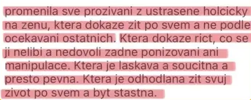 Reference - Konečně žiju podle sebe